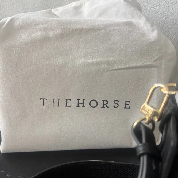 NWT THE Horse Clementine bag Black Pebbled Leather - Picture 3 of 5